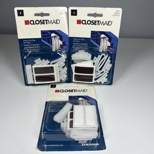 Closet Maid Wood Trim Clips And Caps 7977 Closetmaid  3 Packs Of 6 New